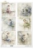Akwarele, wróżki, dmuchawce, powietrze, fantazja, ilustracja, eteryczne*Watercolor fairies, dandelions, air, fantasy, illustration, ethereal